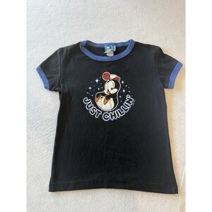 Vintage 1997 Universal Just Chillin Penguin T-Shirt Ringer Tee Medium/womens Y2K